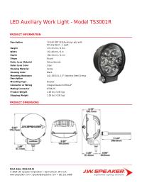 Product Spec Sheet